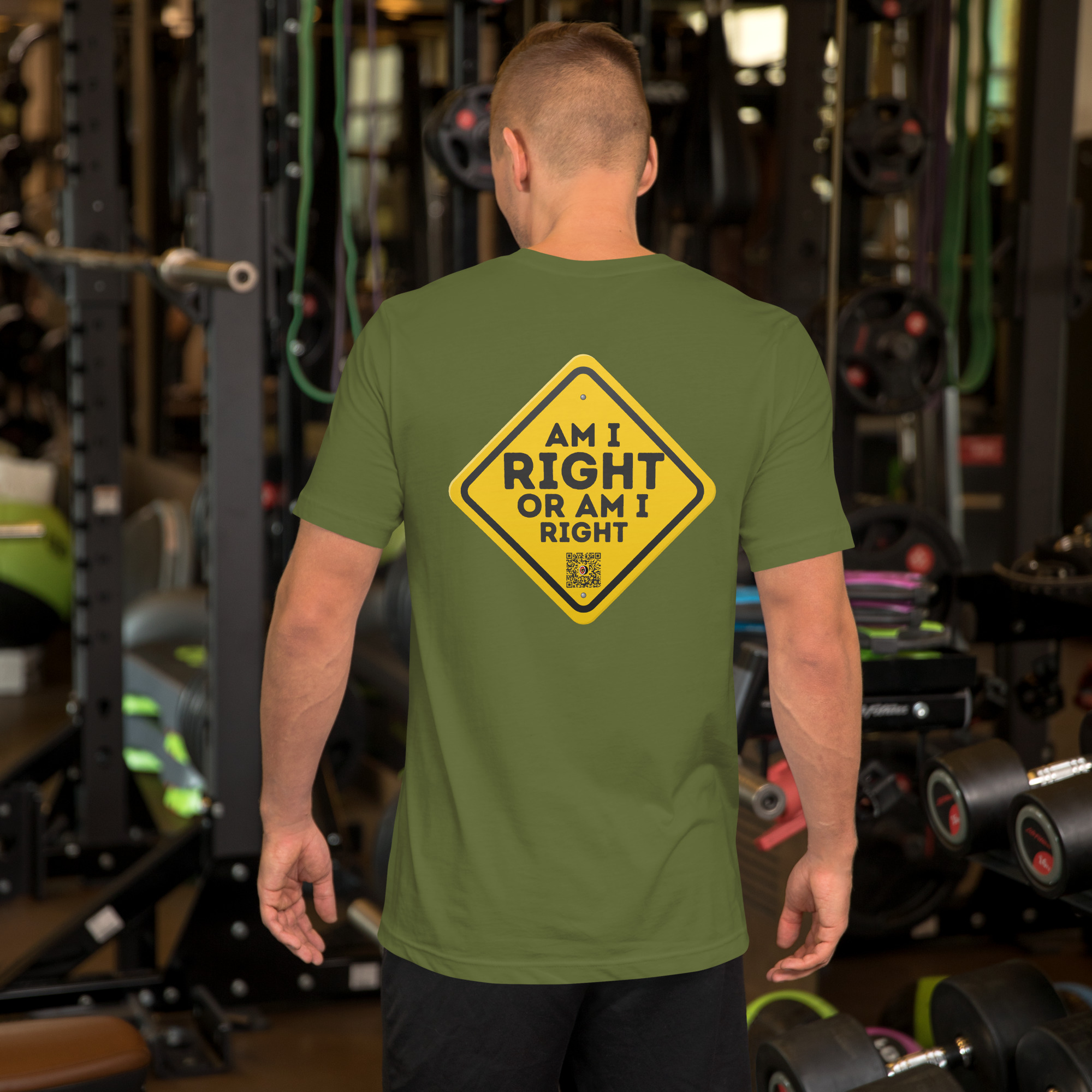 Am I Right Caution Tee - Image 24